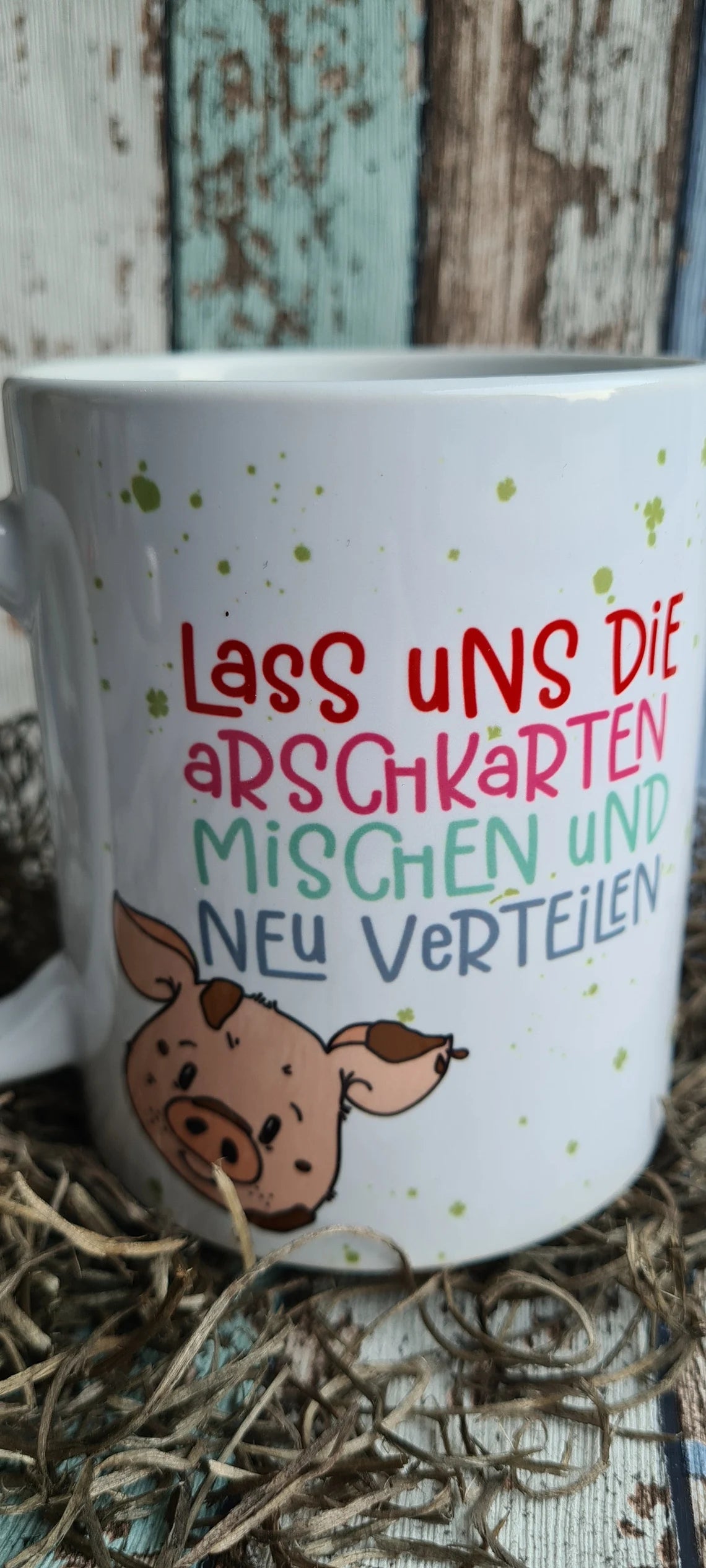 Glückstasse Schwein