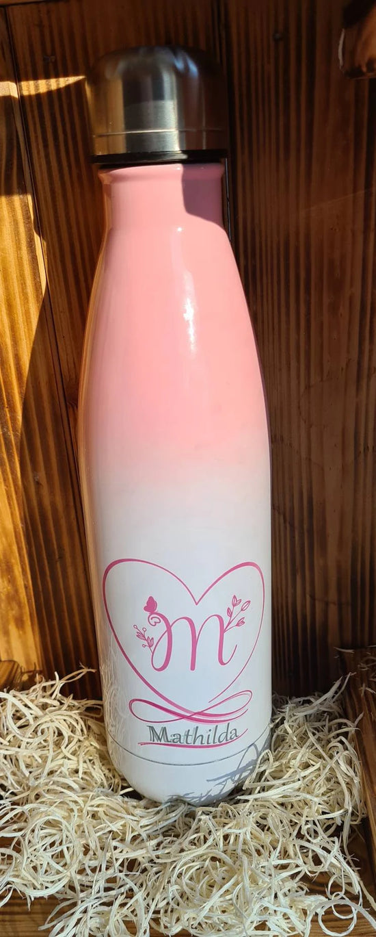 Thermoflasche Trinkflasche, Edelstahl, 500ml,