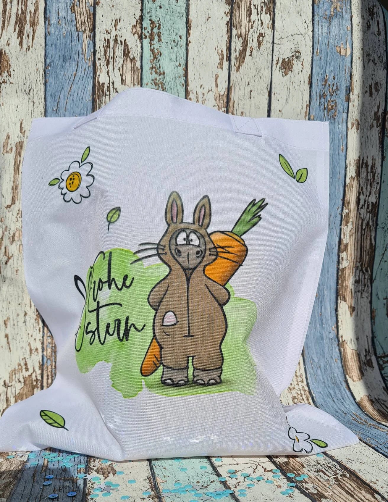 Frohe Ostern Einkaufstasche