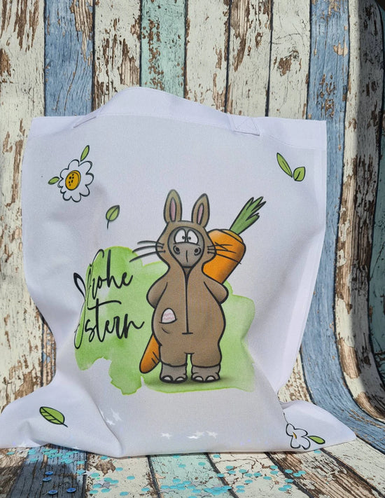 Frohe Ostern Einkaufstasche