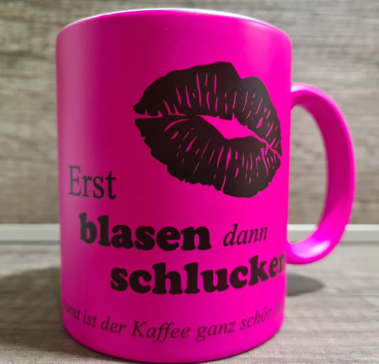 schwarzer Humor, Sprüche Tasse zweideutig Kaffee,