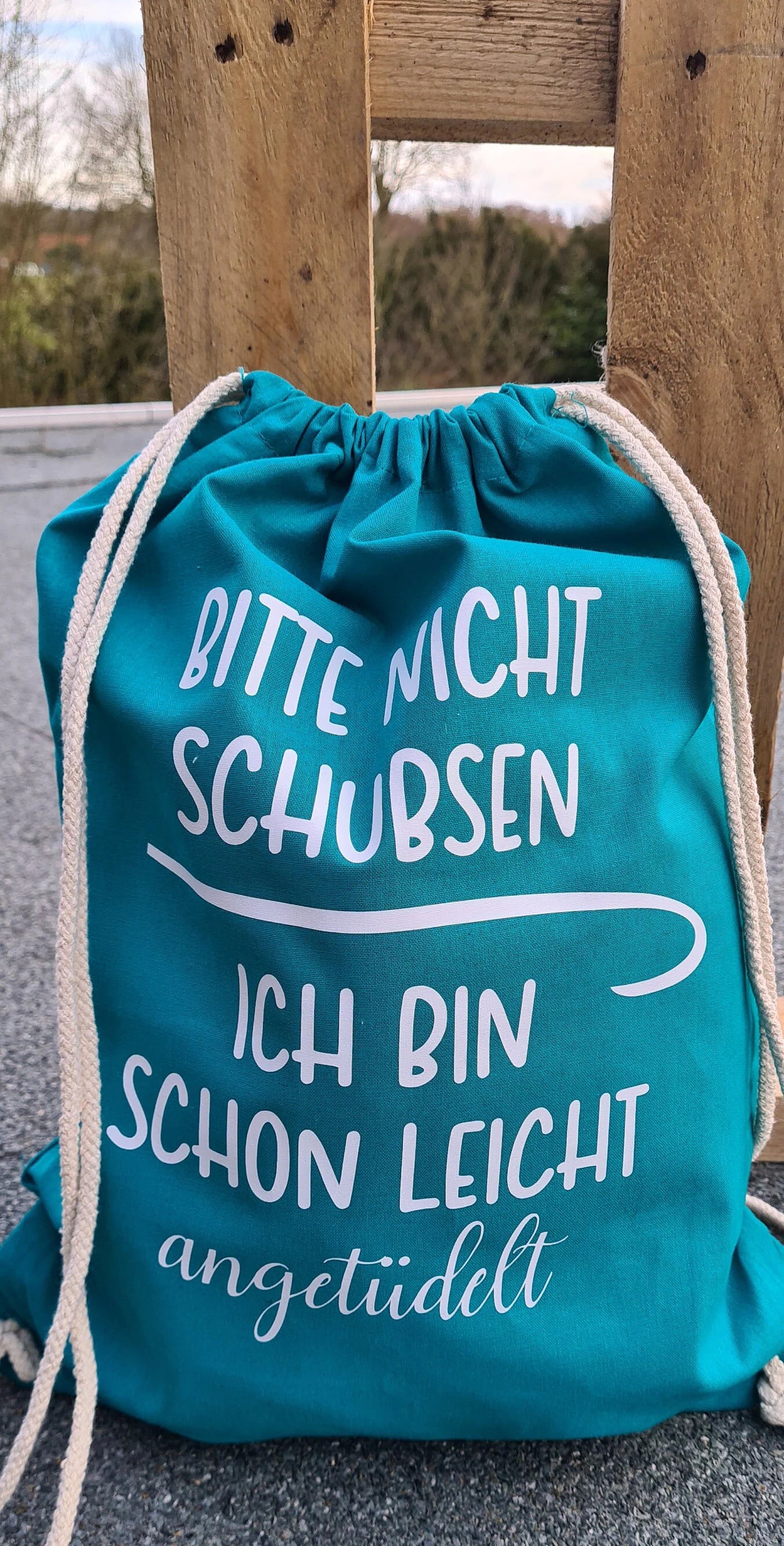 Bitte nicht schubsen weil...
